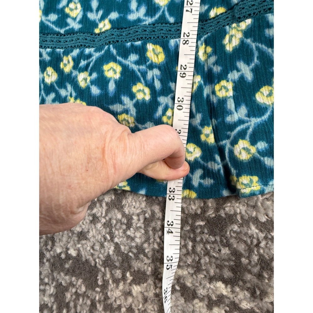 Vintage Abercrombie Kids Floral Sundress Girls 15/16 Adult XS Boho Cottagecore - Picture 11 of 11